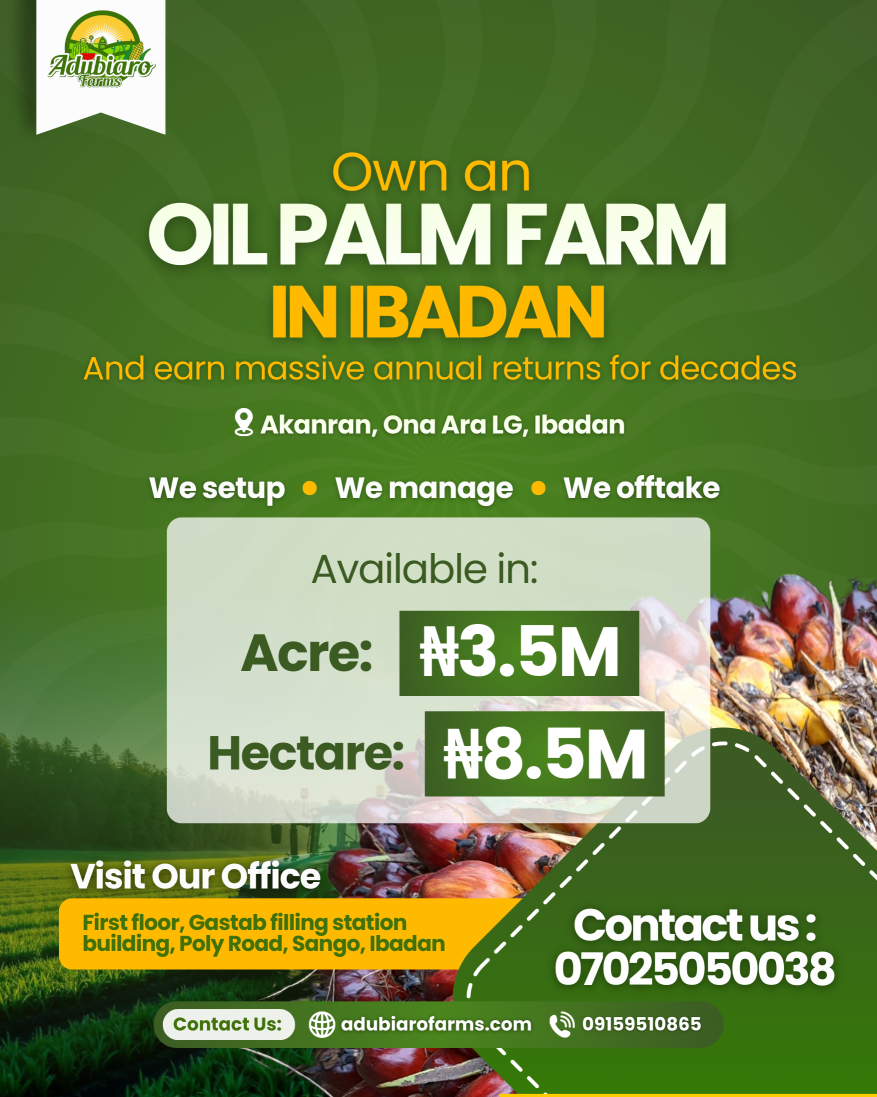 Own an Oil Palm Farm